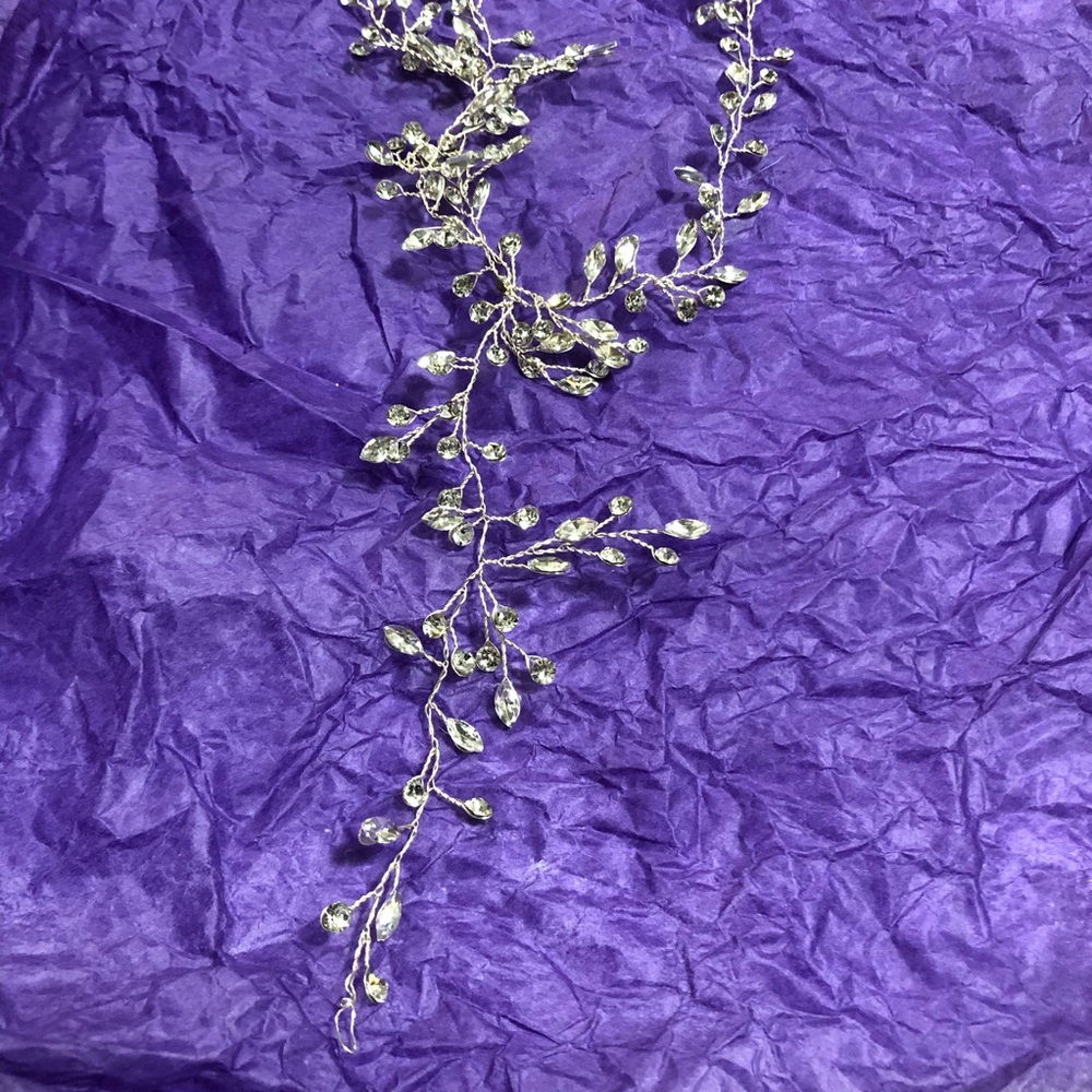 Bridal Headpiece Rhinestone - Picture 3 of 12